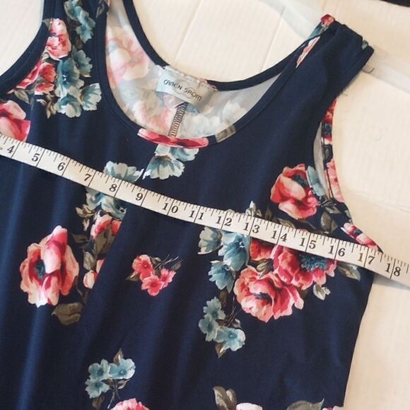 Caren Sport Floral print tank style jumpsuit - Picture 12 of 12